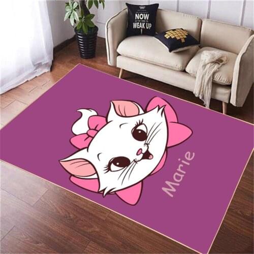 80x160cm Disney Marie Cat Baby Play Mat Anti Slip Carpet Rug for Bathroom Children Boys Floor Pads Cute Floor Mat Girls Rug