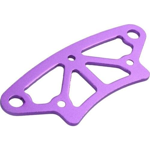 Aluminum 102058 Front Bumper Upper Plate For 1/10 HSP RC Model Car Purple