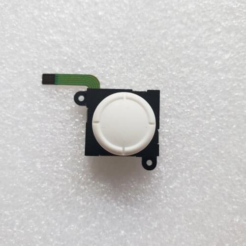 3D White Analog Joystick thumb Stick Grip Cap Sensor Module Control Rocker for Nintend Switch Lite Joy-Con Controller thumbstick