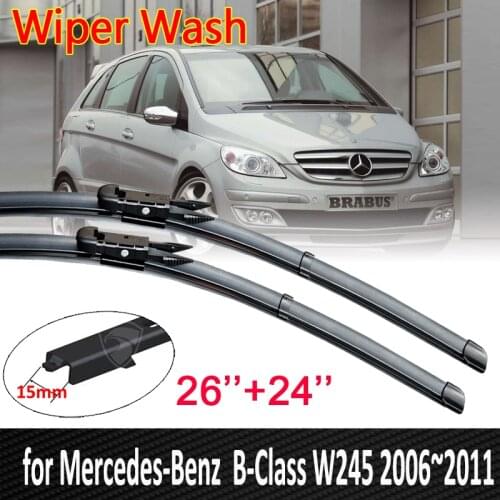 Car Wiper Blades for Mercedes Benz B Class B-Class W245 2006~2011 2007 2008 2009 2010 Front Windscreen Wipers Car Goods
