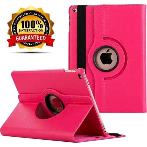 Case Cover for iPad 9.7 2017,360 Degree Rotating Stand Smart Cover with Auto Sleep Wake Case for iPad 2018 cover A1822 A1823