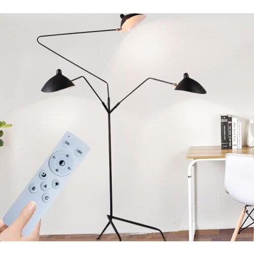 Designer Tripod Floor Lamp Nordic Adjustable Spider Arm Stand light Loft Industrial Living Room Bedroom Decor Indoor Lighting