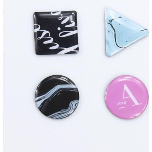 Magnetic Epoxy Plastic Crystal Magnetic Buckle 3.5cm Plan Table Whiteboard Accessories Pattern Fridge Magnet