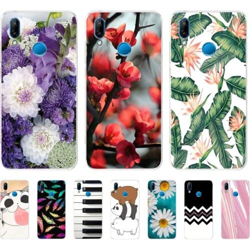 Soft Case For Silicone Back Cover For Cute Phone Cases Cover Bumper for Huawei Nova 2i 3 3i P8 P9 P10 Lite 2017 case