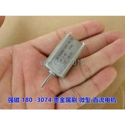 5PCS/LOT Brand new 180-3047 precious-metal brush DC 2.4V-3.6V 180 micro DC motor high speed shaver motor