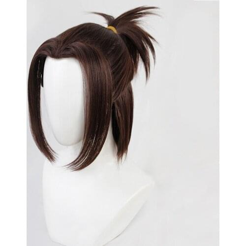 1pcs Anime Attack on Titan Cartoon Gabi Brown Short Wig Synthetic Hair Daily Outdoor Cosplay Prop Decor Women Men Gift