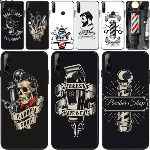 Riccu Barber Shop Hair Stylist tools Phone Case For Huawei Y5 Y6 Y7 Y9 Prime 2019 Enjoy 7 8 9 10 Plus