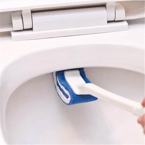 Useful Creative Plastic Long Handle Toilet Brush Bathroom Toilet Scrub Cleaning Brush Lavatory Brush Household Cleaning Tools