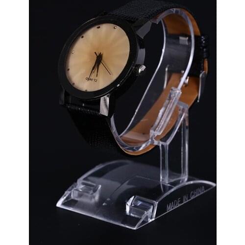 Clear plastic wrist watch display rack holder sale show case stand tool Clear Acrylic Watch Display Holder Stand Rack Tool