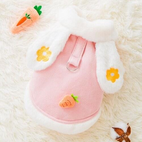 Dropshipping New Warm Fleece Pet Cat Clothes Cute Pet Coat Puppy Dogs Jacket Pullover Dog Clothing Clothes for Small Dogs