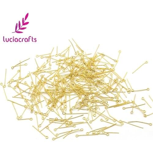 SALE! 50g/lot(Approx 180pcs) Random Mixed Sizes Eye Pins Head Pin Needle Jewelry Accessory Garment DIY Material G1303