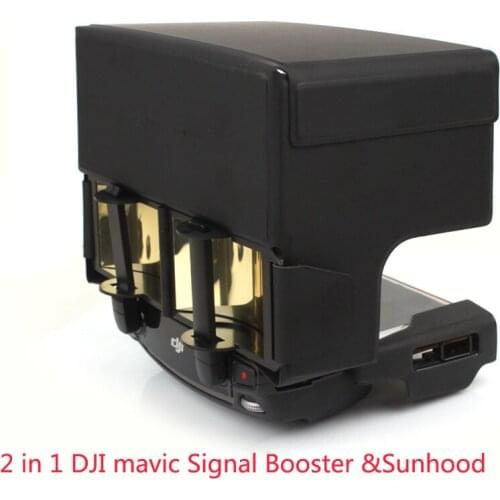 2 in 1 Antenna Range Extender& Remote Controller Sunhood Sunshade Enhance Signal for DJI MAVIC 2 PRO/Air/SPARK Drone Accessories