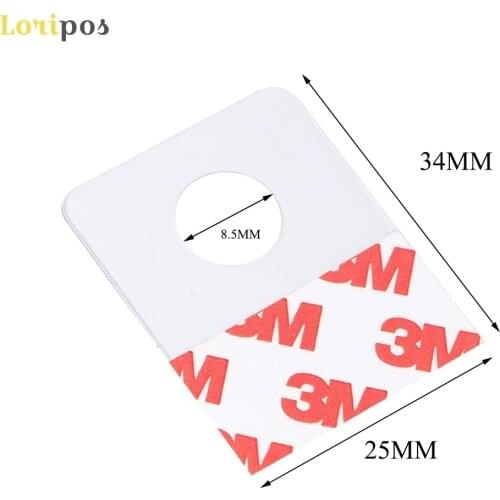 Special Offer Plastic Pvc Pet Hang Hanging Tab Hooks On Merchandise Package Bag Hangers Peghooks Display Self Adhesive 500pcs