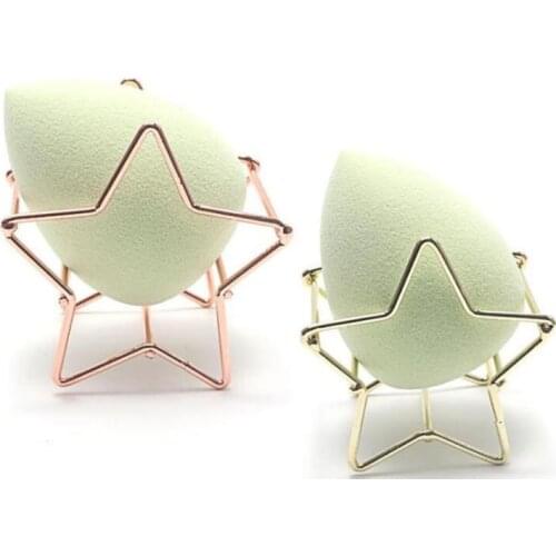 Makeup Blender Puff Holder Rack Beauty Sponge Drying Stand Make up Sponges Metal Stand Cosmetic Puffs Storage Tools #202185