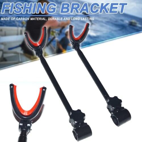 Telescopic Fishing Bracket Rod Holder 3 Sections Bracket Support Stand Fishing Tool LA