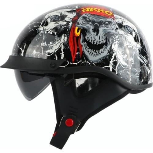 THH Vintage Helmets Motor Road Bike Downhill Motorcycle Helmet Motocross Motor Racing MX Helmets DOT Certification