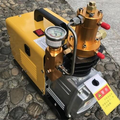 High Pressure Air Pump 30mpa High Pressure Air Pump 40mpa Small Air Pump Electric Single Cylinder Water Cooling