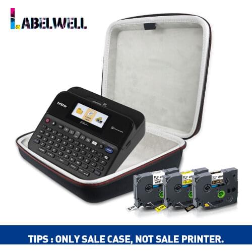 Labelwell EVA Hard Case for Brother P-Touch PTD600 label Printer Protable Travel Protective Carrying Storage Bag Tze-231 Tze 231