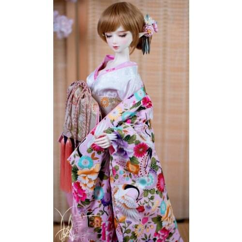 1/6 1/4 1/3 BJD Clothes Japanese Ancient Costume Oiran Kimono Outfit for BJD/SD Girl ID72 80cm Strong Uncle Doll Accessories 180