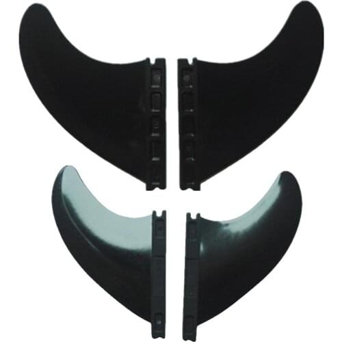 4Pcs Universal Soft Top Surfboard Fin Single Fin Replacement, Surf Boards Standup Paddleboards Accessories