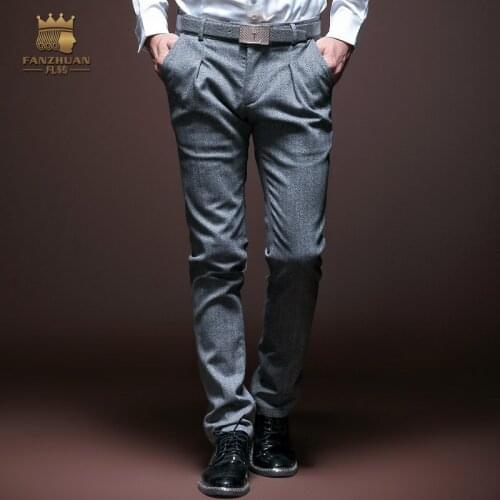 Free Shipping New fashion male mens casual autumn Plaid pants Slim popular men SLIM STRAIGHT pants 14831 on sale