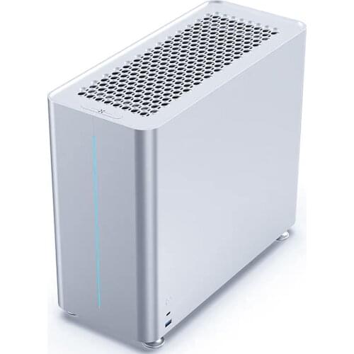 ZZAW C6 MATX Computer Case Aluminum Alloy Chassis 280 Water-cooled in-line Graphics Card ATX/SFX Power Supply with Type-C