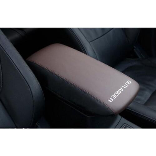 For MITSUBISHI outlander 2013 - 2015 2016 2017 - 2019 Car armrest box holster Artificial Leather 3 color Accessories Car-styling