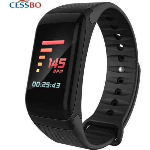 F601 Colorful Touch Screen Men Smart Fitness Women Heart Rate Blood Pressure Sleep Monitor Color Smart Wristband Fitness Tracker