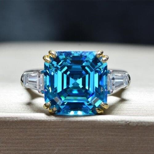 Designer Fashion 925 Sterling Silver Jewelry 3A Cubic Zirconia Party Ring