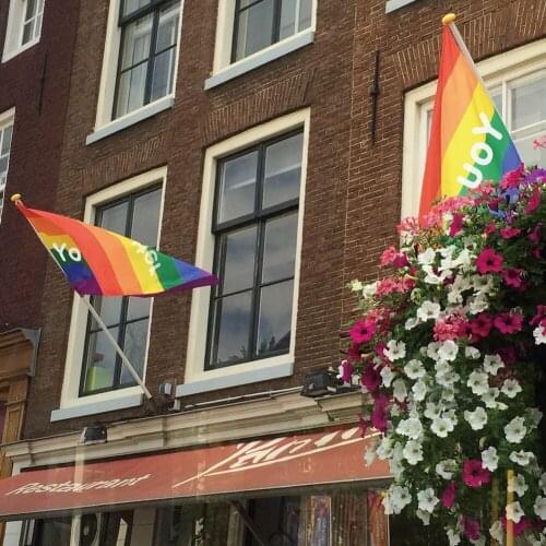 Rainbow Flag You Matter Letter Flag - 150x150cm - Peace Flag 100D Polyester Brass Grommets