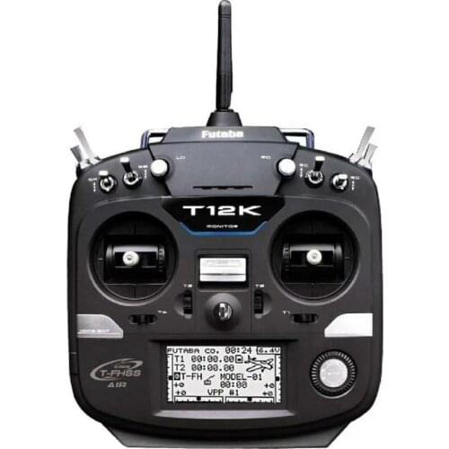 Futaba 12K 2.4G T-FHSS/S-FHSS Radio Transmitter with R3008SB Receiver for RC helicopter