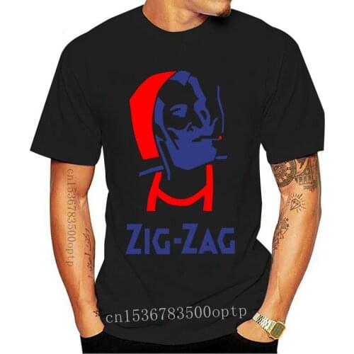 Zig Zag Man T-shirt , S - 3xl , Weed Stoner Rolling Papers Hippie College Humor Hemp 2019 New Summer Men Hot Sale Fashion