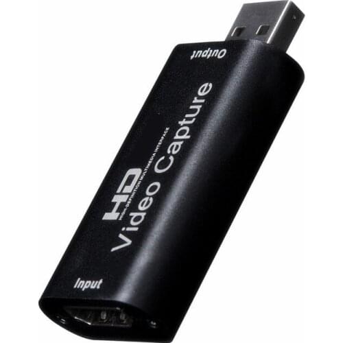 Capture Card USB2.0 HDMI-compatible Capture Card 4K Audio Video Capture Card Live Recording Box Support OBS