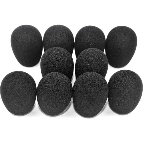 BGWORLD 10 x Windscreen Mic Pop Filter / Shield Wind Replacement for Corsair Virtuoso Wireless Headset