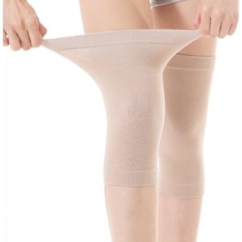 Knee Support Protector 1 Pair Leg Arthritis Injury Gym Sleeve Elasticated Bandage knee Pad Knitted Kneepads Warm Newest