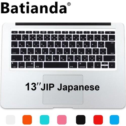 New Japanese Alphabet Silicone JIP layout Keyboard Cover Film For Macbook Air 13 pro 13 15 17 retina keyboard Stickers