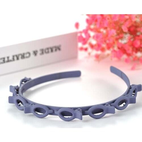 Women Girls Plastic Hairband Bangs Hairpin Headwear Headband Sports Hair Band Double Bangs Hairstyle Hairpin Hair Accessories