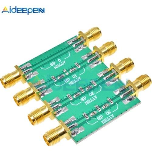 DC-4.0GHz RF Fixed Attenuator Module Board SMA Double Female Head 0dB 10dB 20dB 30dB