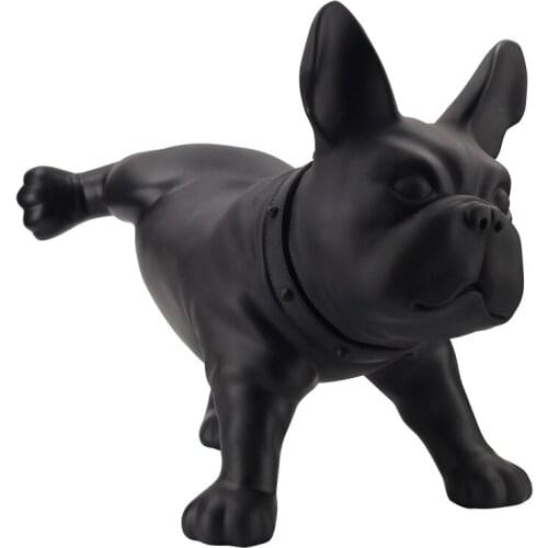 MODERN CREATIVE FRENCH BULLDOG DOG SCULPTURE PE PLASTIC PET DOG STATUE CUTE ANIMAL FOO DOG FIGURINE HOME DECORATIONS HANDICRAFTS