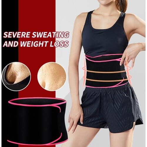 Fitness Sports Waist Belt Adjustable Colorful Sweat Waist Ventilating Slimming Belt Running Protective Accessories Weight loss