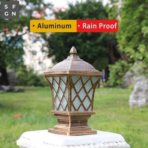 Pillar light gate light for outdoor lighting IP54 Waterproof post light Die-cast Aluminium lamp