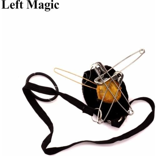 Coin Penetration Magic Trick Coin Thru Glass Magic Props Close-Up Street Stage Magic Accessories Mentalism Illusion