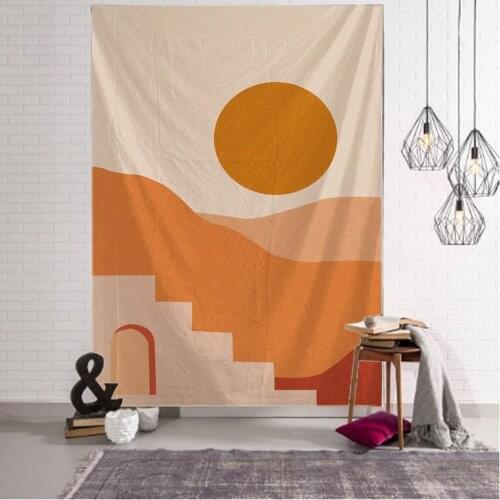 Sun Moon Tapestry Mandala Decorative Tapestry Nordic Decorative Tapestry Bohemian Hippie Tapestry Bedroom Tapestry