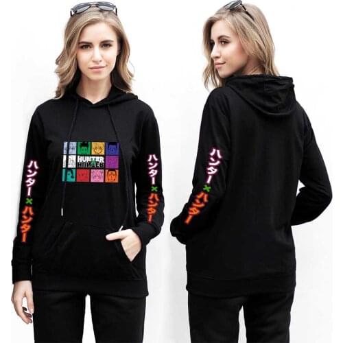 Hunter X Hunter Women Pullovers Hoodies Sweatshirts Long-sleeved student Hoodie Killua Zoldyck Devil Eye Streetwear Top XXS-XXXL