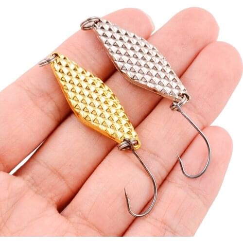 1pcs 1.5g-5g-7g Metal Spinner Fishing Lure Fishing Spoon Lures Hard Bait Fishing Tackle Atificial Wobbler Tackles Saltwater Lure