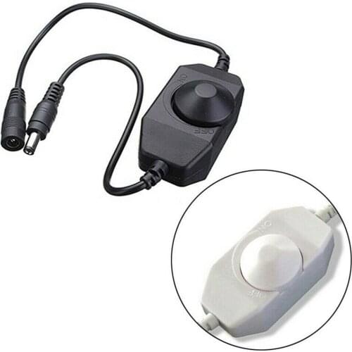100PCS DC 12V 0-100% PWM Manual Knob LED Dimmer Stylish Lighting Accessories Dimmers Switch