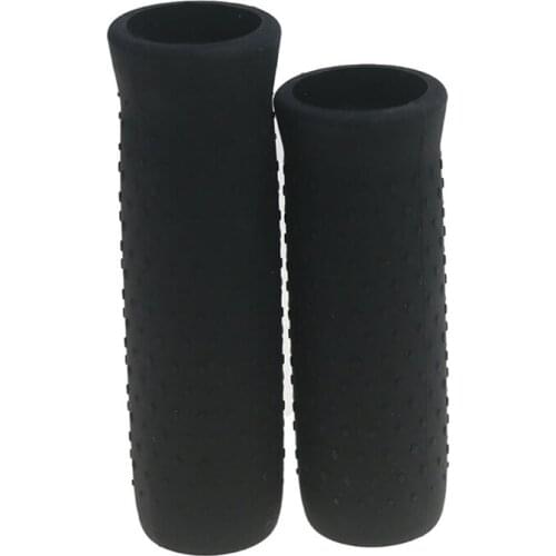 2 Pcs Long and Short Electric Scooter Handlebar Cover Ergonomic Straight Anti-skid Bump Surface Riding Scooter Handle