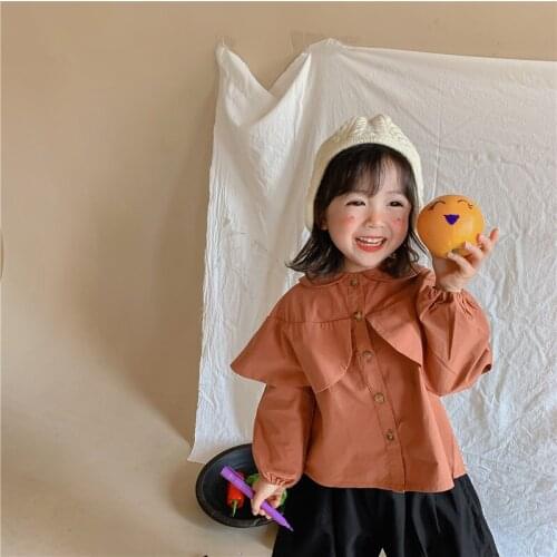 Girls Suits Blouse + Pants 2pcs Kids Cotton 2021 Spring Autumn Uniforms Custom Sport Sets Teenagers Outwear Children Clothing