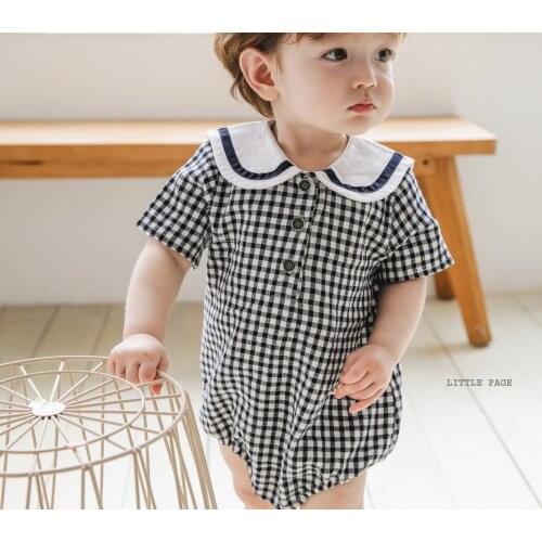 2021 Baby Rompers Infantil Jumpsuit girls clothes Summer High Quality Newborn Clothing Costume Sleeveless Preppy Style