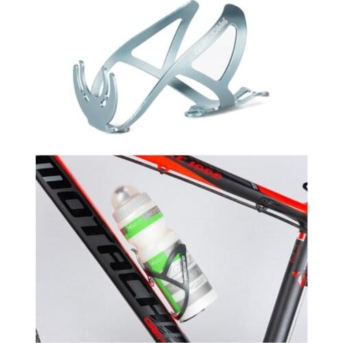 Bicycle Water Bottle Cage Aluminum Colorful Hollow Electroplating Electric Bicycle Road Cycling Water Cup Holder